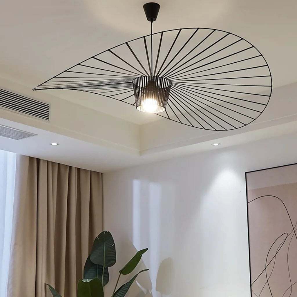 Lampa Wisząca Kapeluszowa Nowoczesna w Stylu Retro