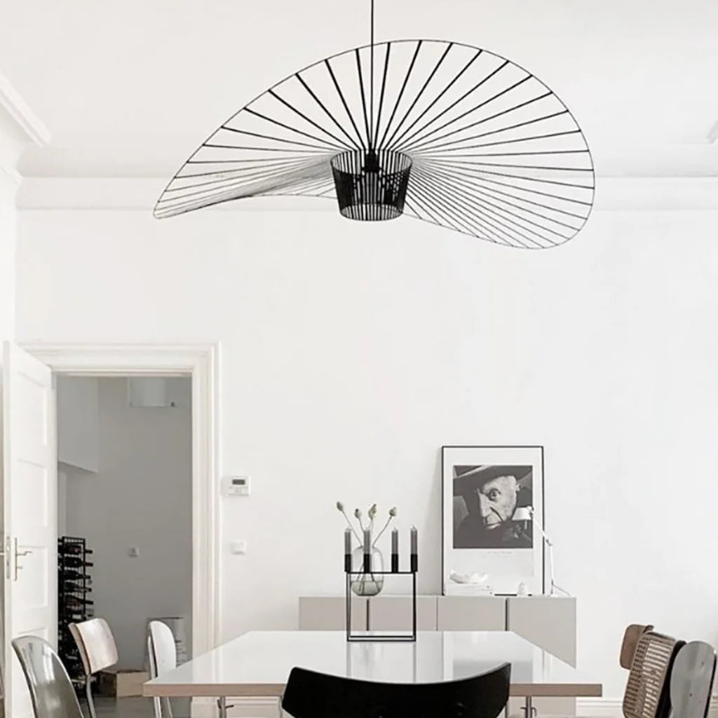 Lampa Wisząca Kapeluszowa Nowoczesna w Stylu Retro