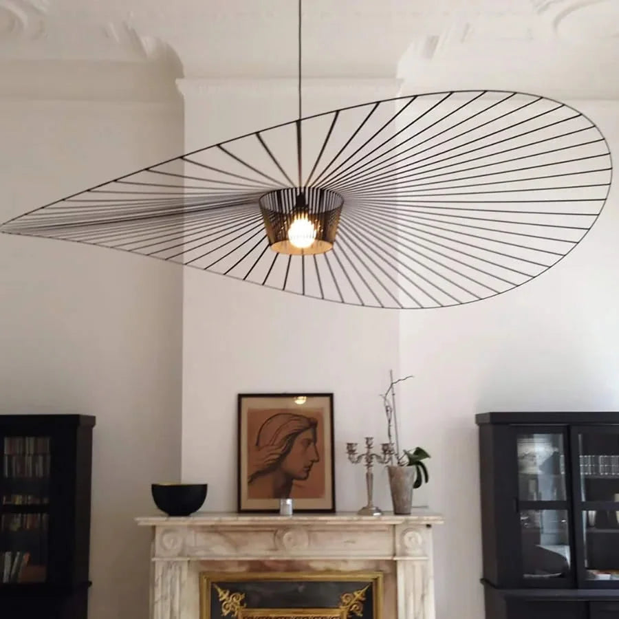 Lampa Wisząca Kapeluszowa Nowoczesna w Stylu Retro