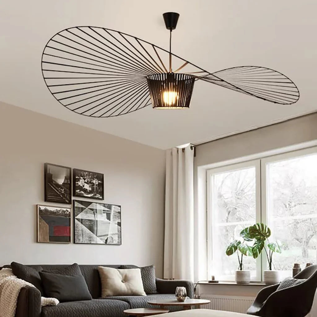 Lampa Wisząca Kapeluszowa Nowoczesna w Stylu Retro