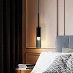 Lampa Wisząca Minimalistyczna z Cylindrycznym Kloszem ze Szkła