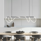 Lampa Wisząca Minimalistyczna z Falistym Przewodem Świetlnym nad Stół ##POS:5##