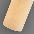Lampa Wisząca Minimalistyczna z Kloszem Cylindrycznym z Alabastru
