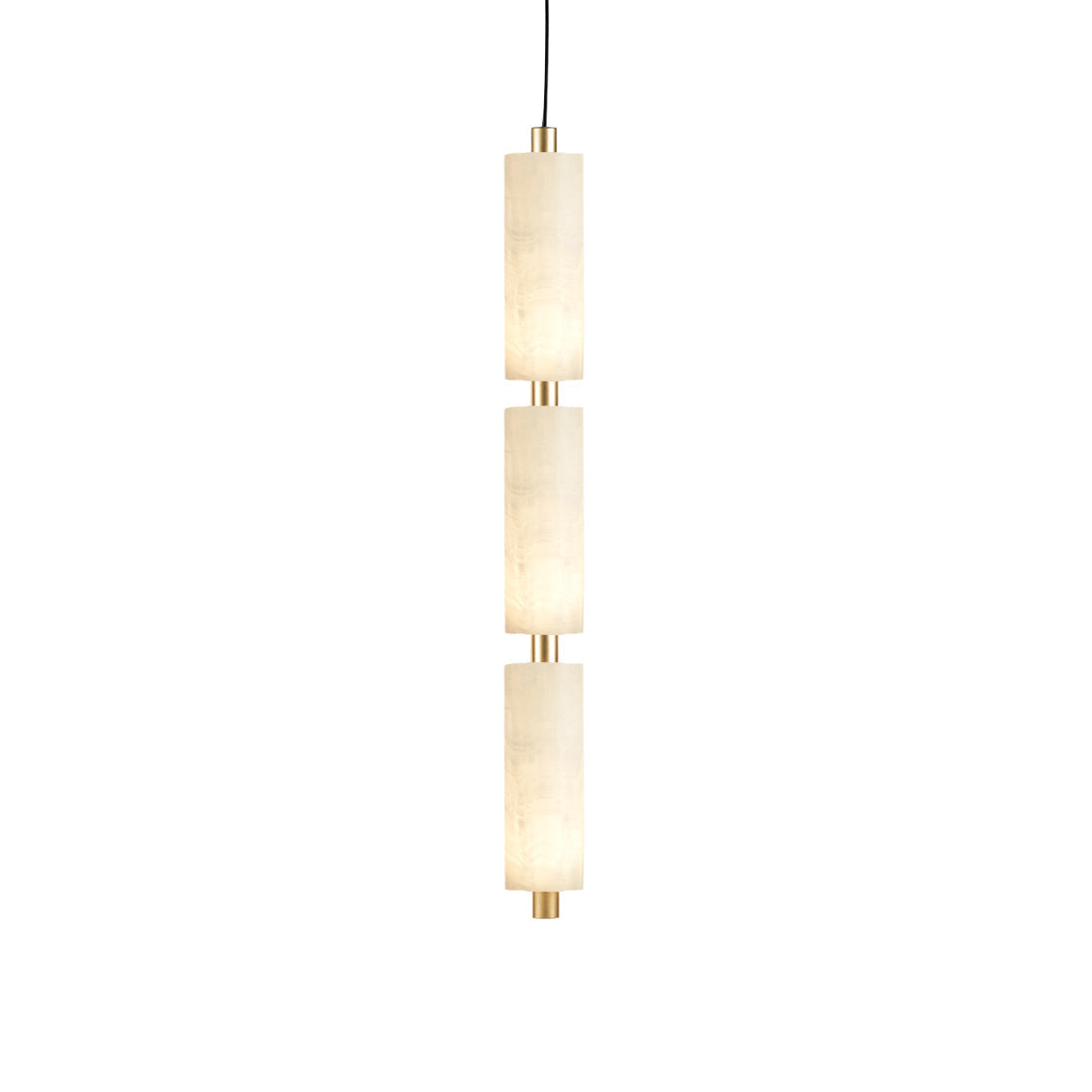 Lampa Wisząca Minimalistyczna z Kloszem z Alabastru