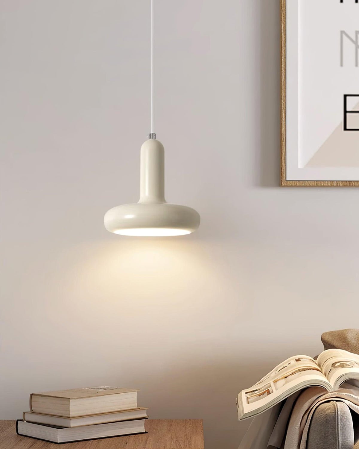 Lampa Wisząca Minimalistyczna z Okrągłą Kapsułową Kloszem