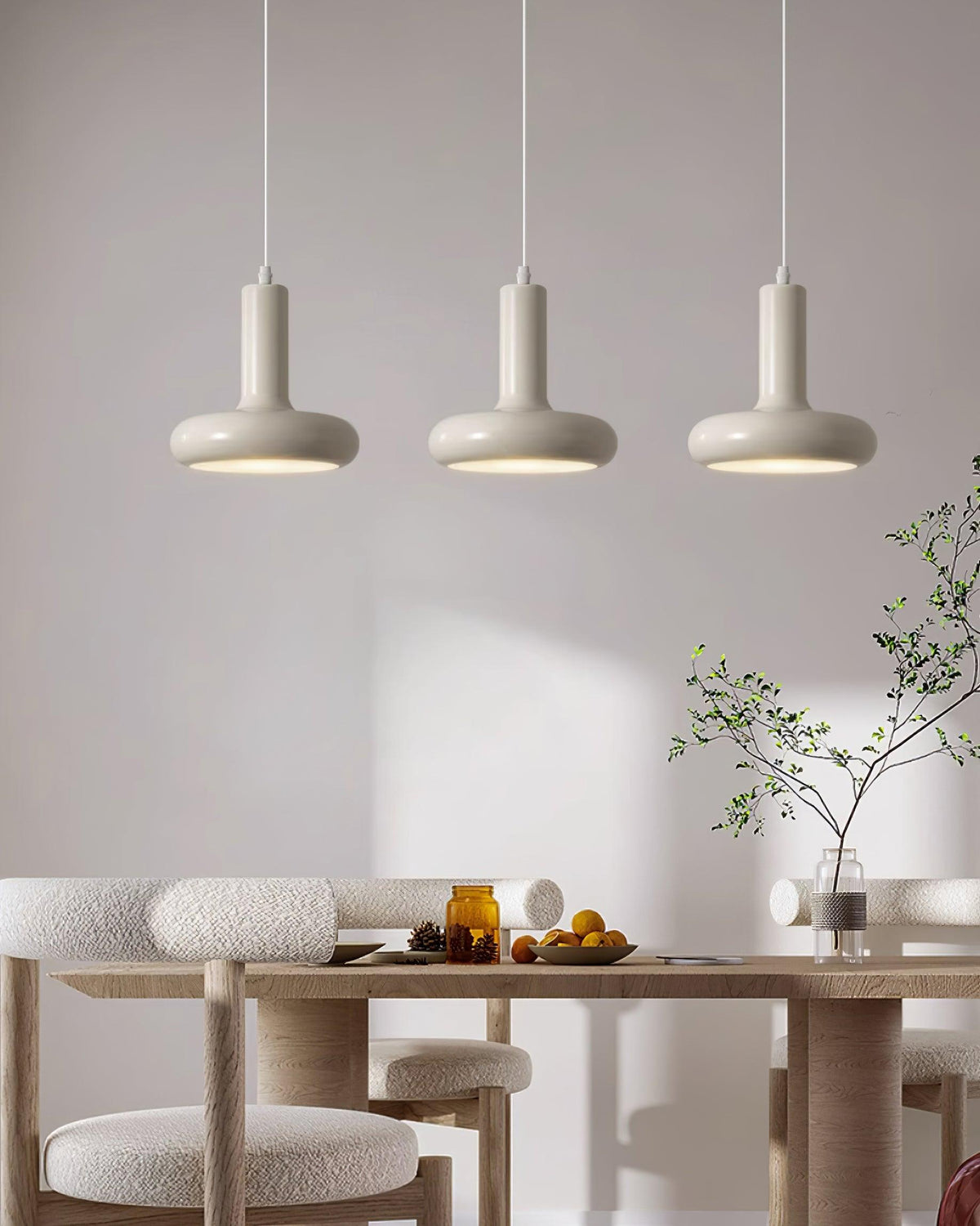 Lampa Wisząca Minimalistyczna z Okrągłą Kapsułową Kloszem