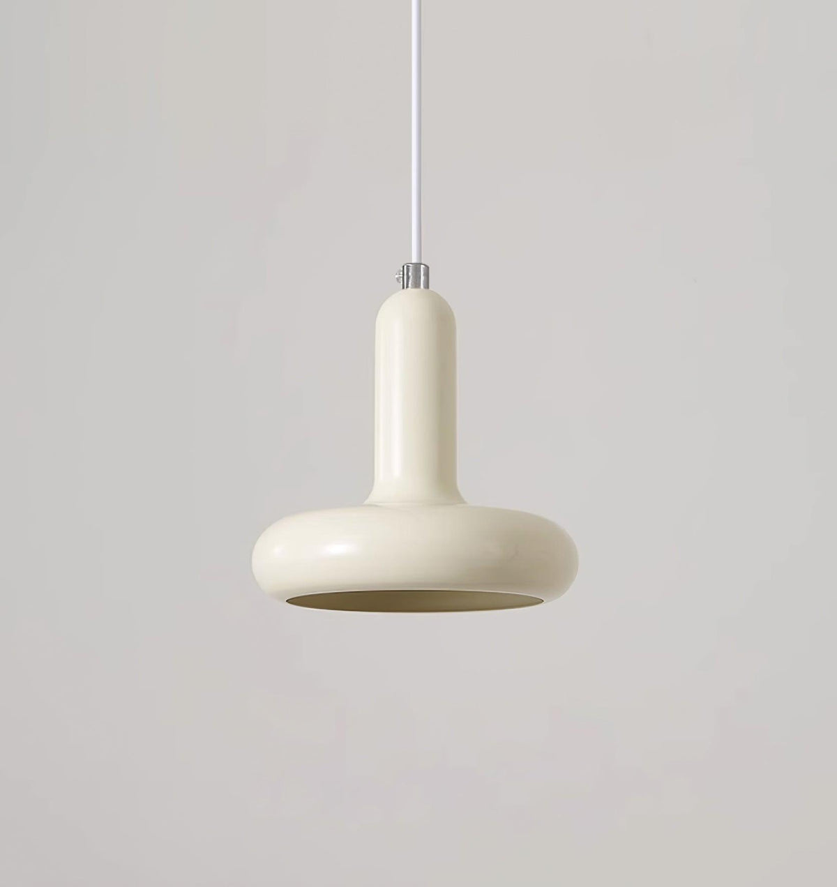 Lampa Wisząca Minimalistyczna z Okrągłą Kapsułową Kloszem