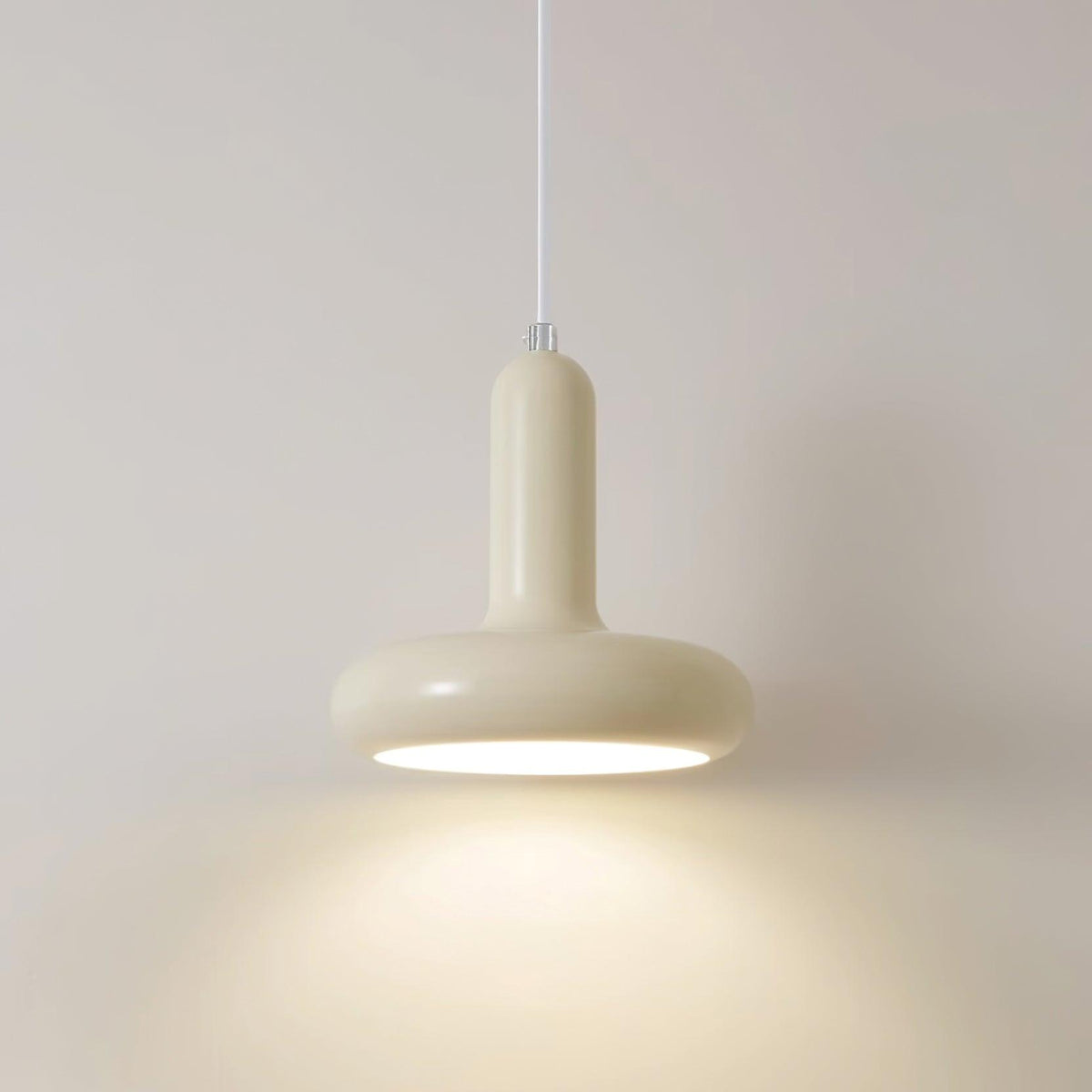 Lampa Wisząca Minimalistyczna z Okrągłą Kapsułową Kloszem