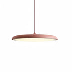 Lampa Wisząca Minimalistyczna z Okrągłym Kloszem i Wbudowanym Źródłem Światła