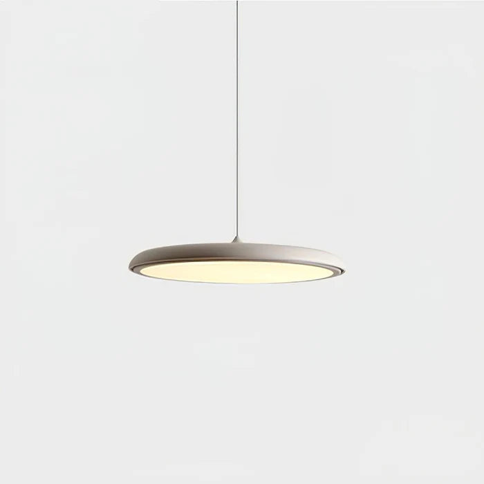 Lampa Wisząca Minimalistyczna z Okrągłym Kloszem i Wbudowanym Źródłem Światła