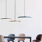 Lampa Wisząca Minimalistyczna z Okrągłym Kloszem i Wbudowanym Źródłem Światła