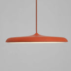 Lampa Wisząca Minimalistyczna z Okrągłym Kloszem i Wbudowanym Źródłem Światła
