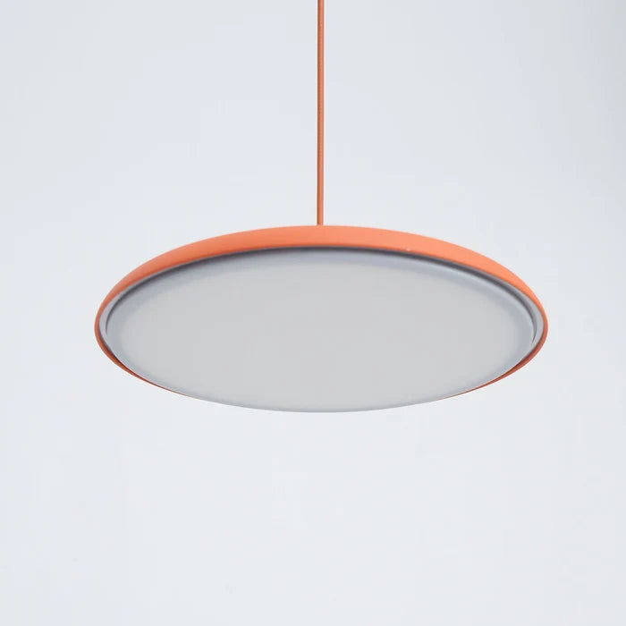 Lampa Wisząca Minimalistyczna z Okrągłym Kloszem i Wbudowanym Źródłem Światła