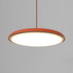 Lampa Wisząca Minimalistyczna z Okrągłym Kloszem i Wbudowanym Źródłem Światła