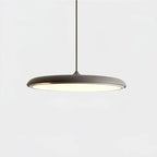 Lampa Wisząca Minimalistyczna z Okrągłym Kloszem i Wbudowanym Źródłem Światła