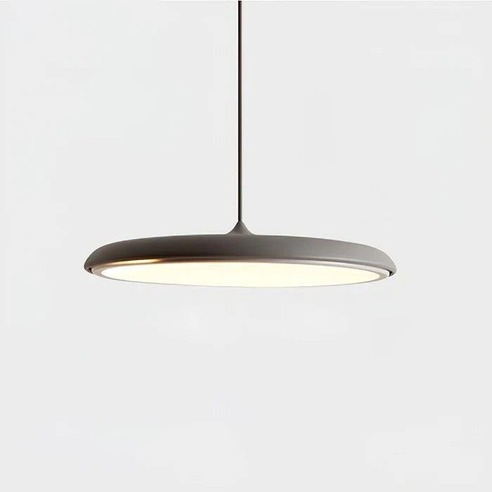 Lampa Wisząca Minimalistyczna z Okrągłym Kloszem i Wbudowanym Źródłem Światła