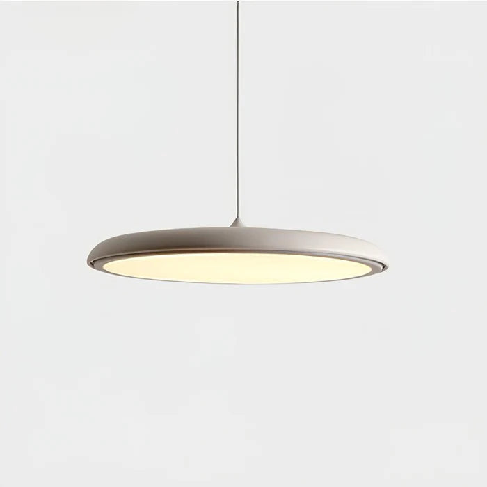 Lampa Wisząca Minimalistyczna z Okrągłym Kloszem i Wbudowanym Źródłem Światła