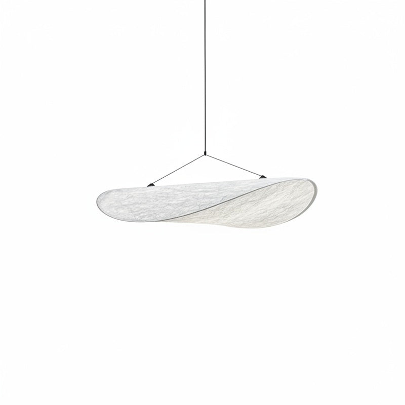 Lampa Wisząca Minimalistyczna z Organicznym Kloszem