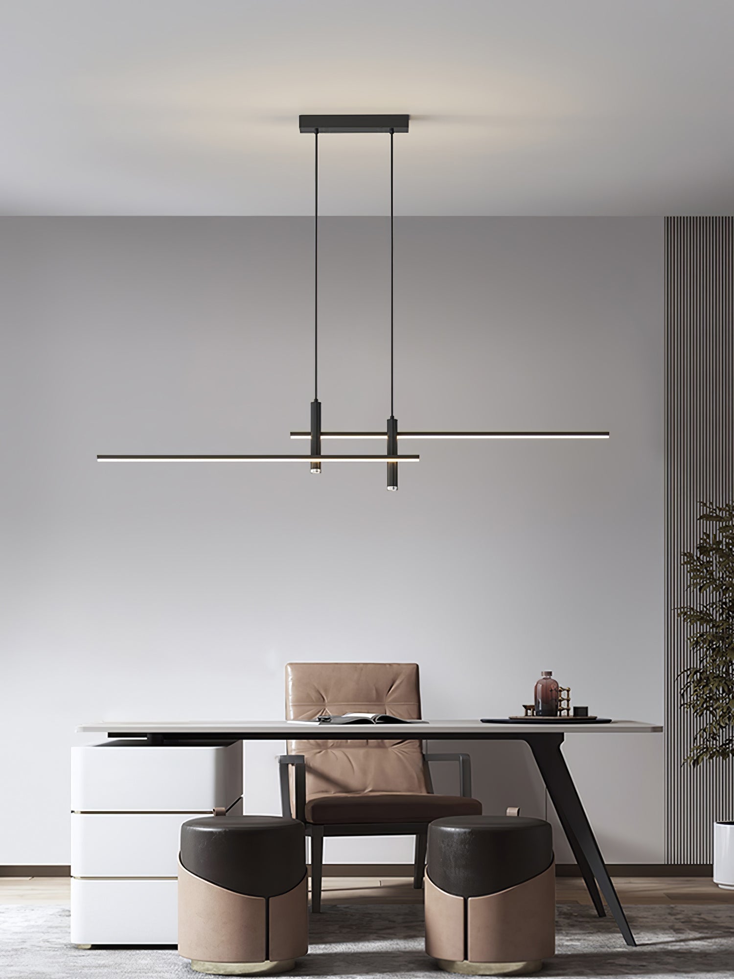 Lampa Wisząca Minimalistyczna z Regulowaną Wysokością i Funkcją Ściemniania