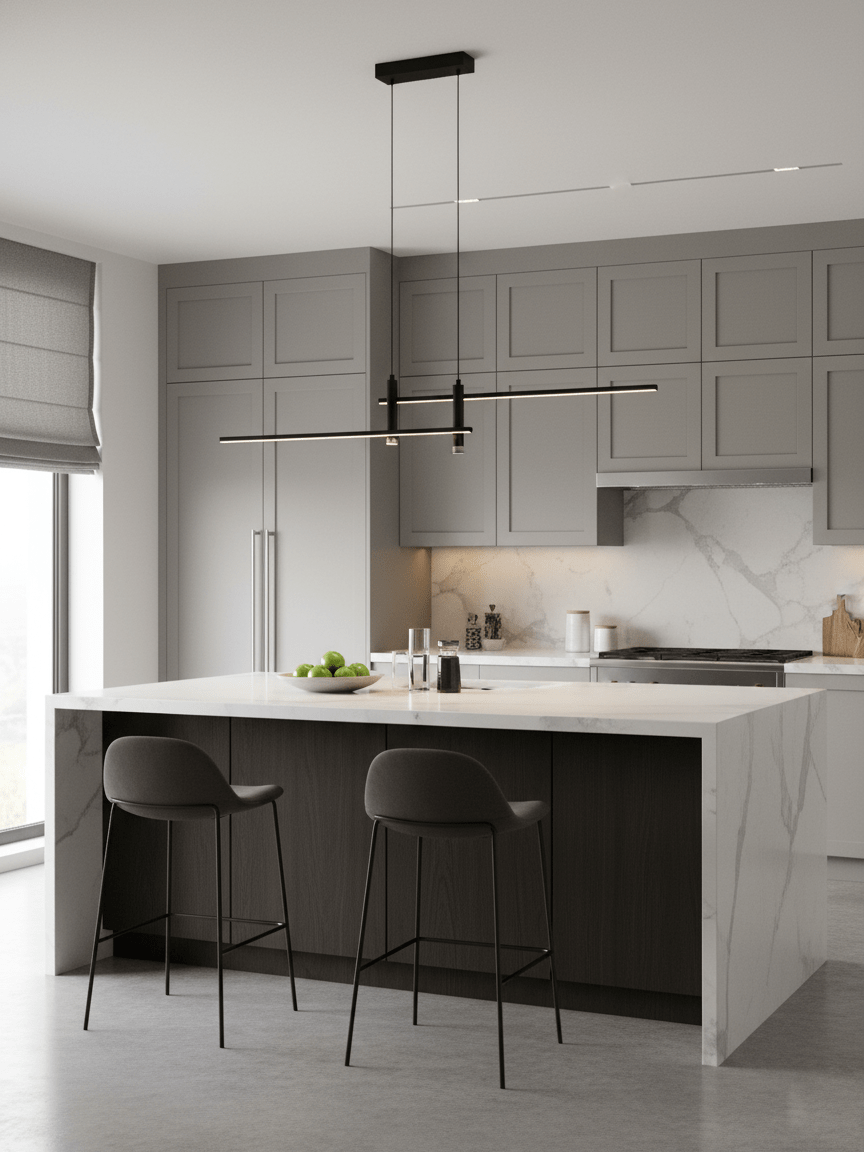 Lampa Wisząca Minimalistyczna z Regulowaną Wysokością i Funkcją Ściemniania