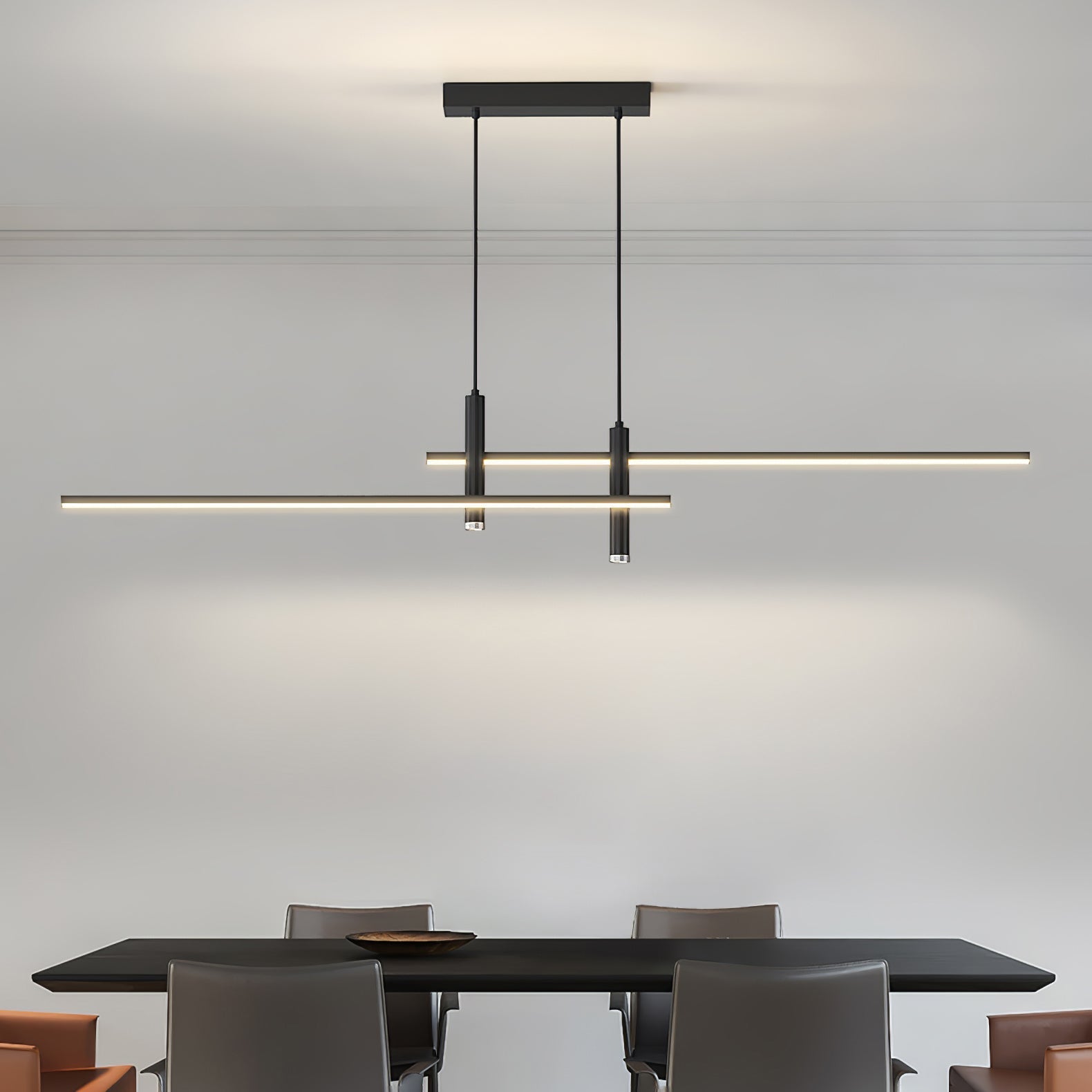 Lampa Wisząca Minimalistyczna z Regulowaną Wysokością i Funkcją Ściemniania
