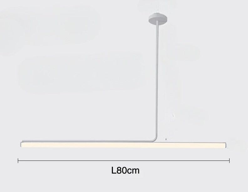 Lampa Wisząca Minimalistyczna z Tubą LED nad Stół
