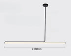 Lampa Wisząca Minimalistyczna z Tubą LED nad Stół