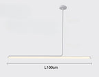 Lampa Wisząca Minimalistyczna z Tubą LED nad Stół