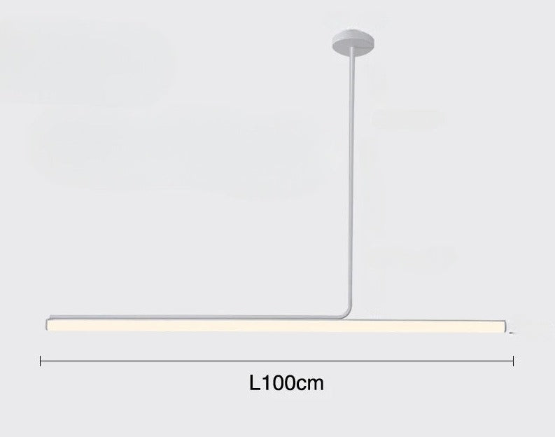 Lampa Wisząca Minimalistyczna z Tubą LED nad Stół