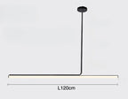 Lampa Wisząca Minimalistyczna z Tubą LED nad Stół