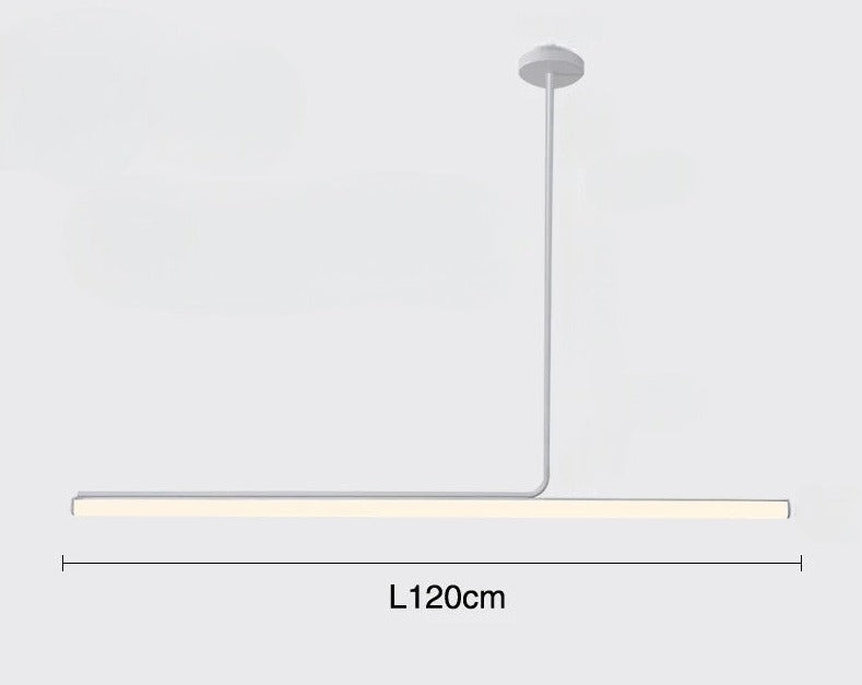 Lampa Wisząca Minimalistyczna z Tubą LED nad Stół