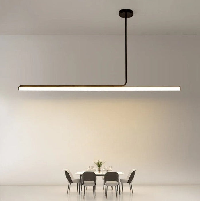 Lampa Wisząca Minimalistyczna z Tubą LED nad Stół