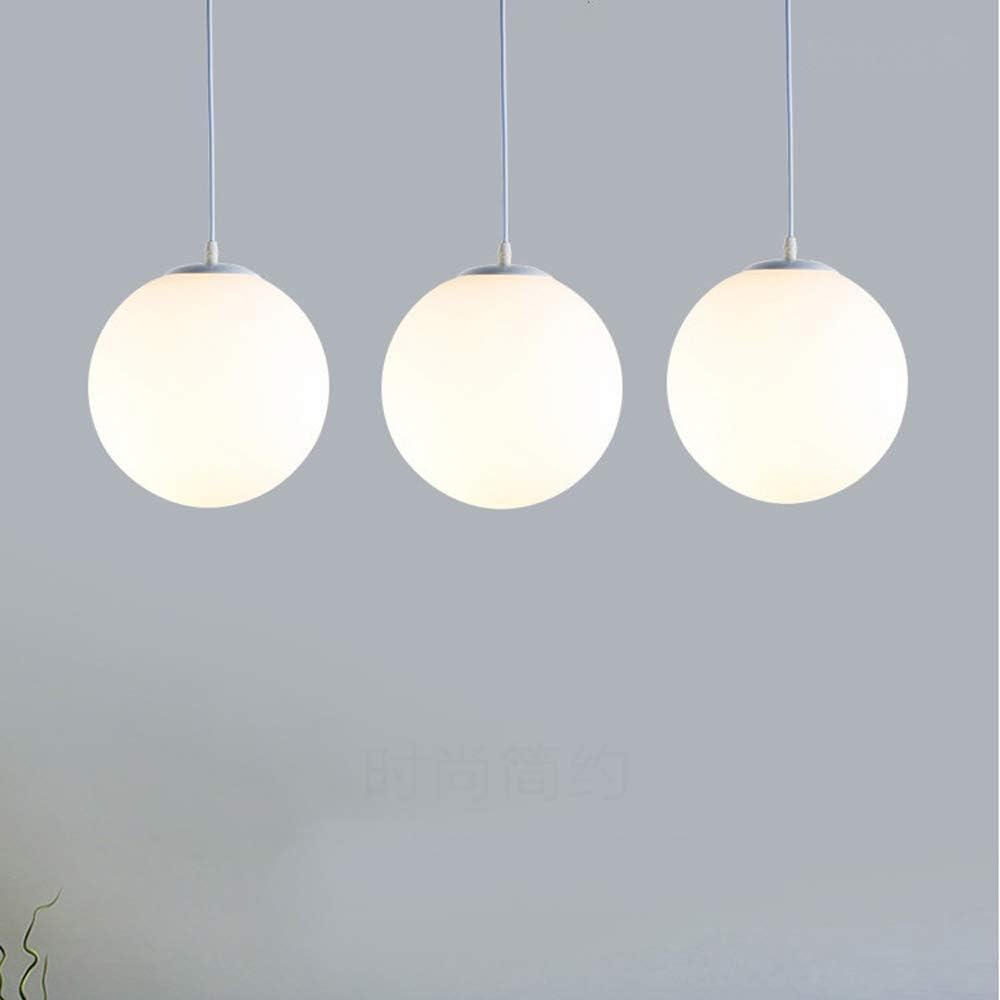Lampa Wisząca Minimalistyczna ze Szklanym Kloszem Kulistym