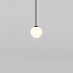 Lampa Wisząca Minimalistyczna ze Szklanym Kloszem w Kształcie Kuli ##POS:10##