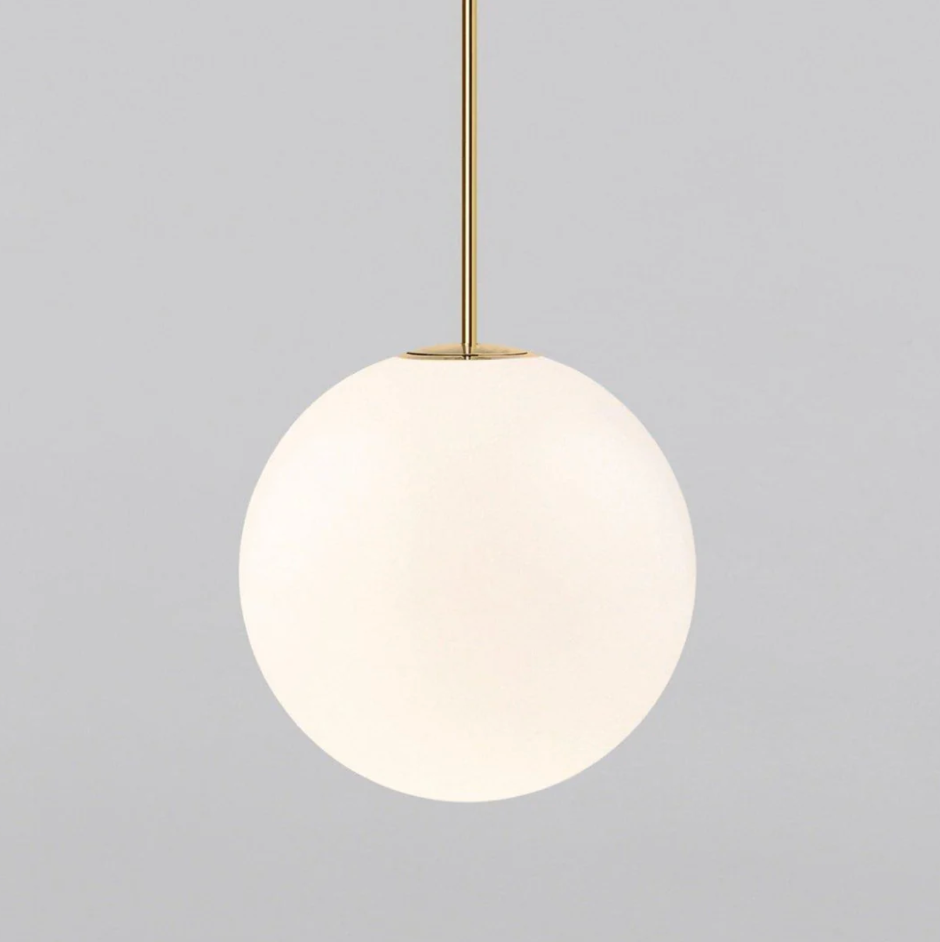 Lampa Wisząca Minimalistyczna ze Szklanym Kloszem w Kształcie Kuli
