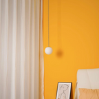 Lampa Wisząca Minimalistyczna ze Szklanym Kloszem w Kształcie Kuli