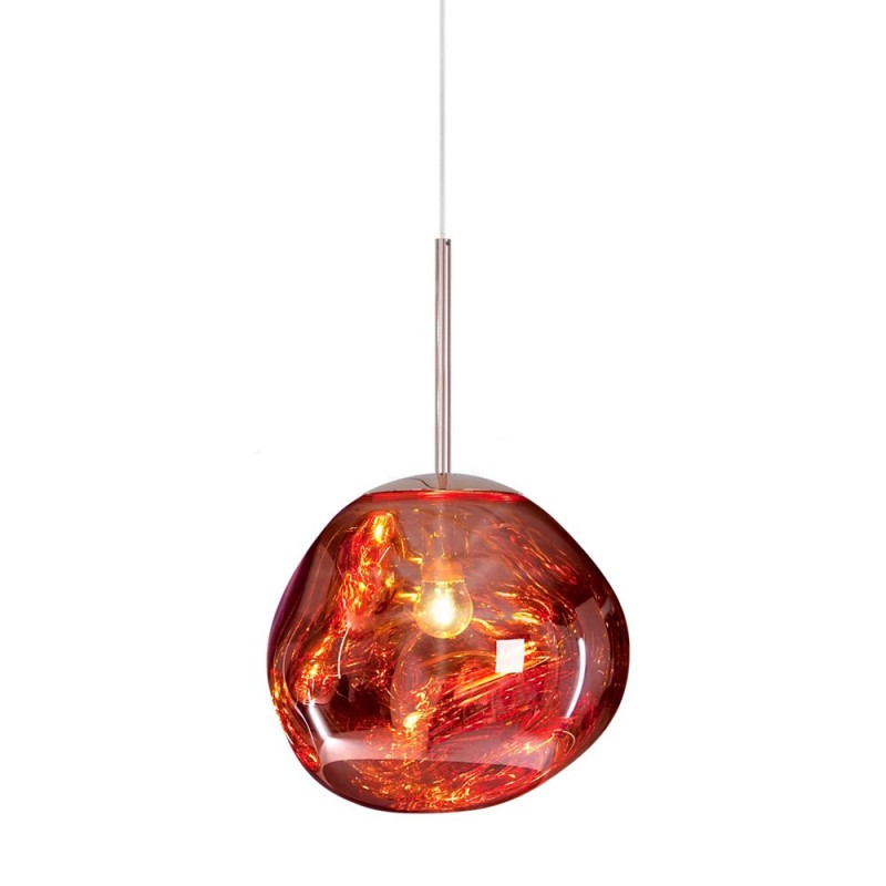 Lampa Wisząca Modern z Organicznym Kloszem Szklanym