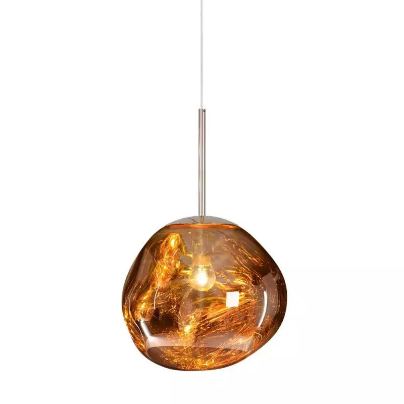 Lampa Wisząca Modern z Organicznym Kloszem Szklanym