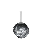 Lampa Wisząca Modern z Organicznym Kloszem Szklanym