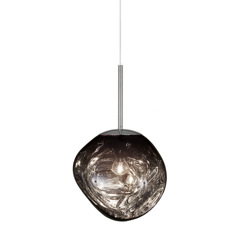 Lampa Wisząca Modern z Organicznym Kloszem Szklanym