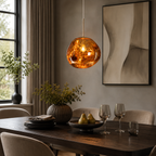 Lampa Wisząca Modern z Organicznym Kloszem Szklanym ##POS:3##