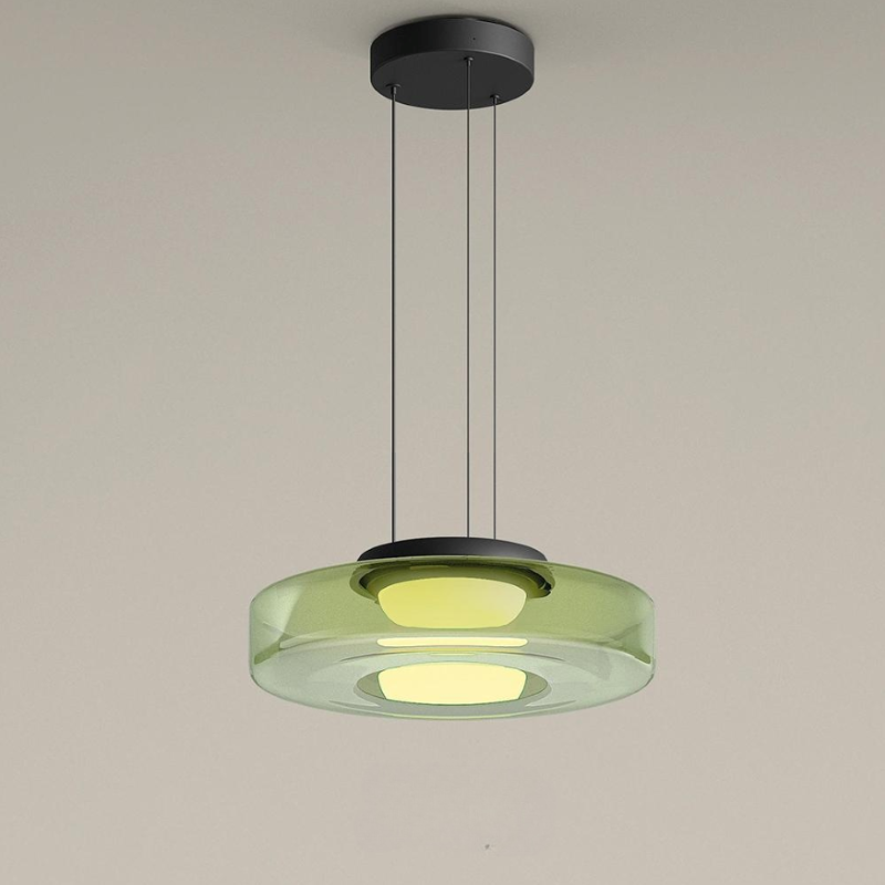 Lampa Wisząca Modern z Wielopoziomowym Kloszem Szklanym