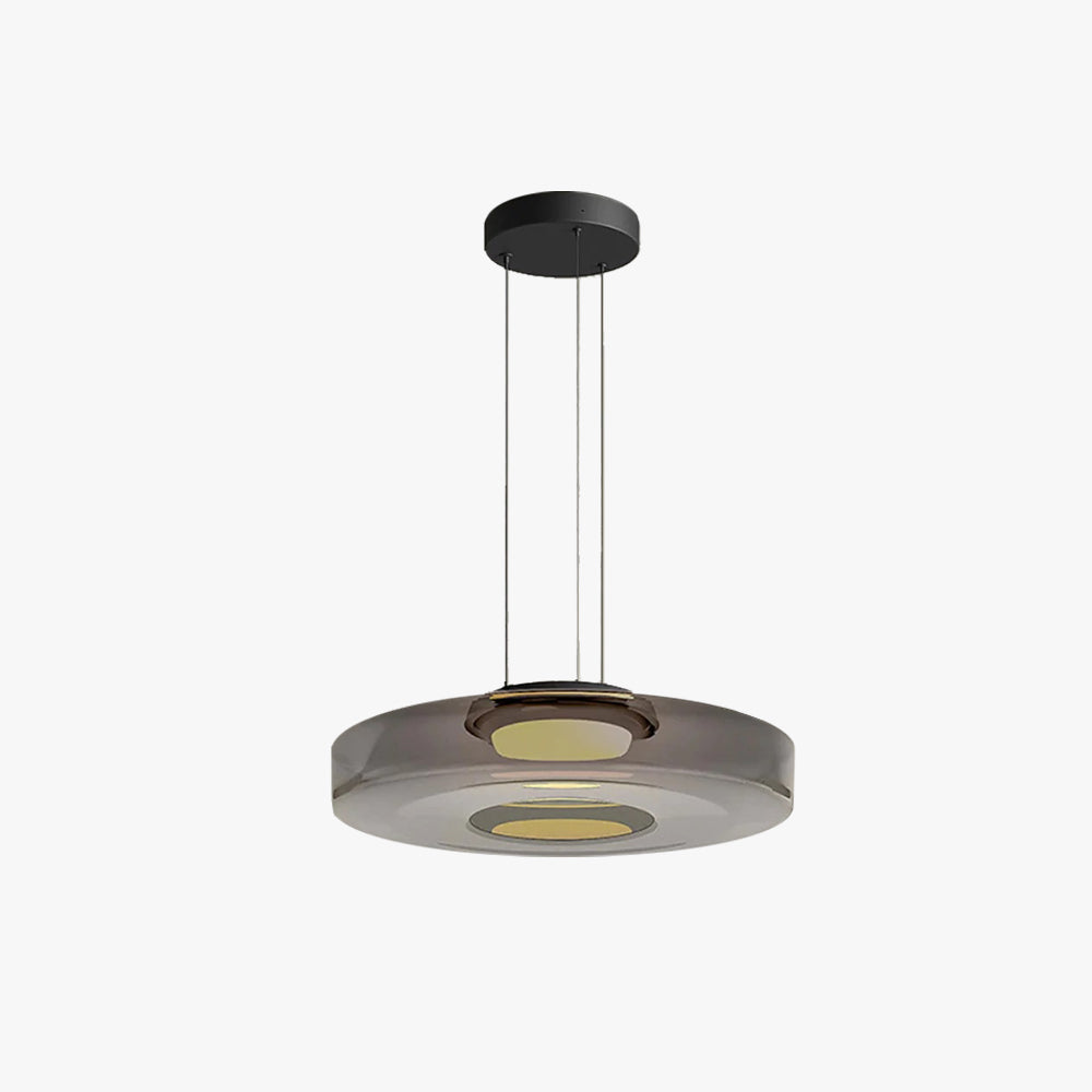 Lampa Wisząca Modern z Wielopoziomowym Kloszem Szklanym