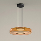 Lampa Wisząca Modern z Wielopoziomowym Kloszem Szklanym