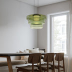 Lampa Wisząca Modern z Wielopoziomowym Kloszem Szklanym