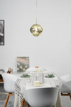 Lampa Wisząca Modern ze Szklanym Kloszem w Kształcie Lawy
