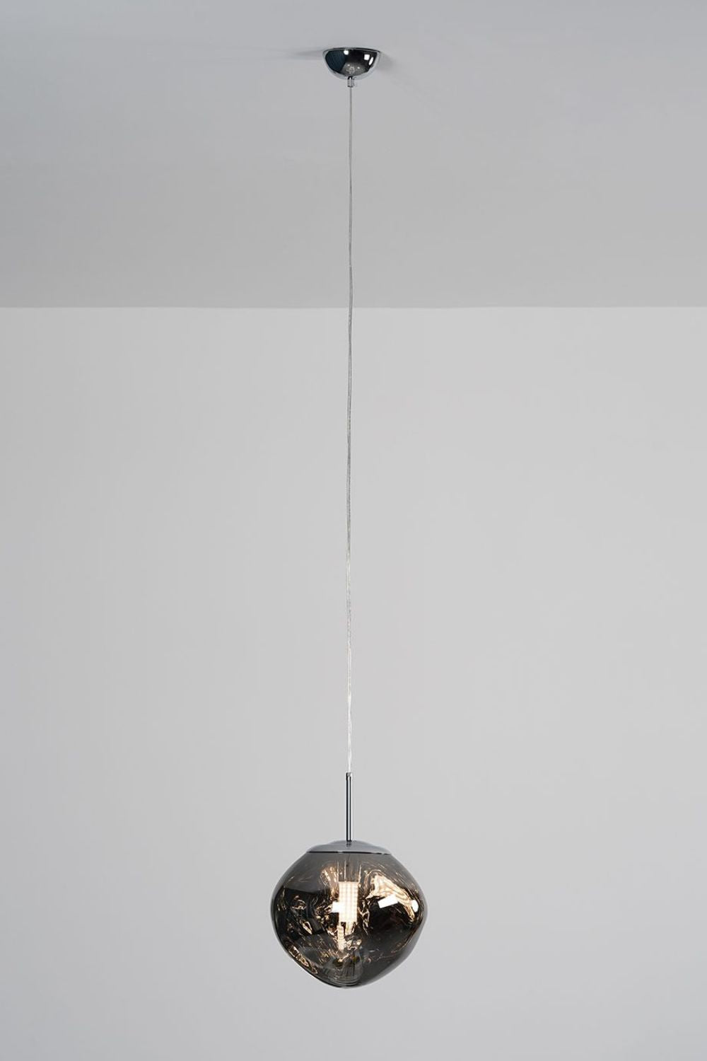 Lampa Wisząca Modern ze Szklanym Kloszem w Kształcie Lawy ##POS:33##