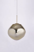 Lampa Wisząca Modern ze Szklanym Kloszem w Kształcie Lawy