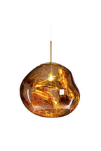 Lampa Wisząca Modern ze Szklanym Kloszem w Kształcie Lawy