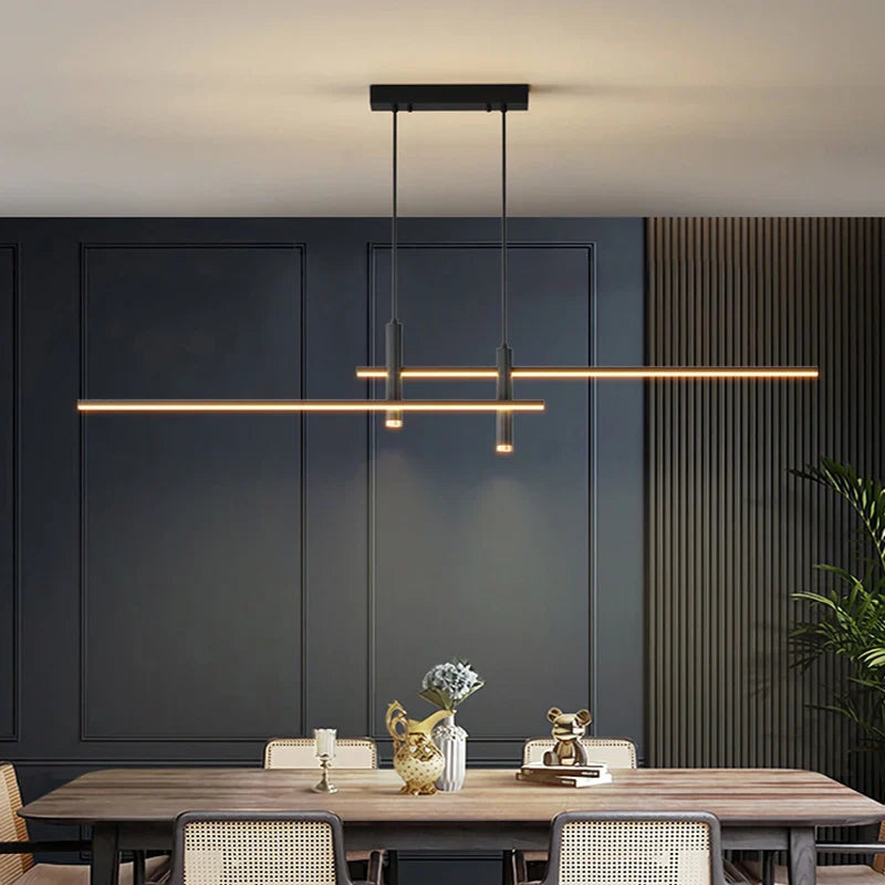Lampa Wisząca Modernistyczna LED z Pilotem i Regulacją Jasności